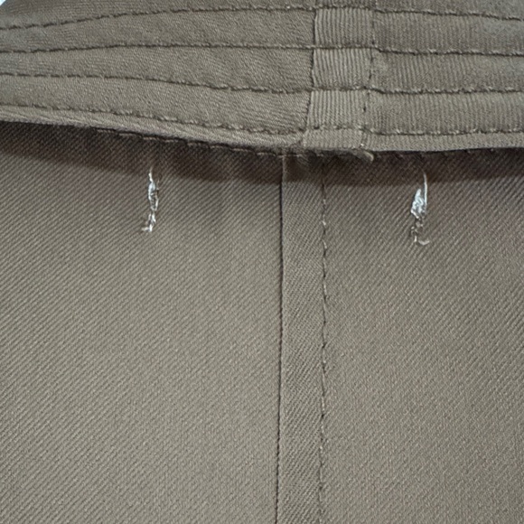 Max Studio Brown Draped Blazer PTP 24 inches Flaw see picture. - Picture 4 of 4